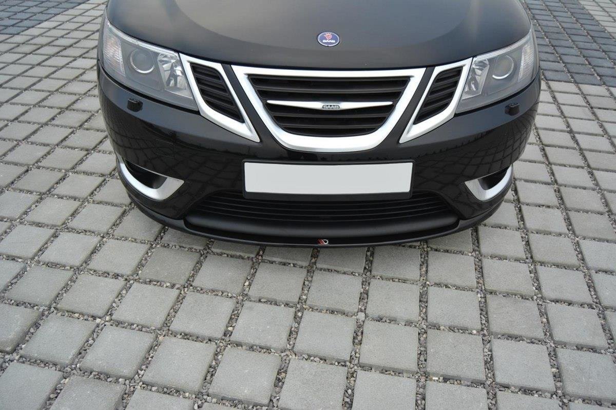 Front Ansatz für Saab 9-3 Aero Mk2 Facelift schwarz matt
