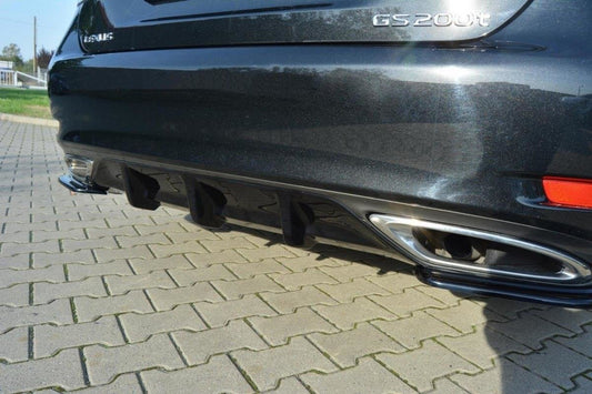 Diffusor Heck Ansatz für Lexus GS Mk4 Facelift T Carbon Look