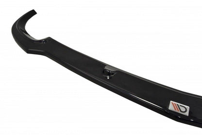 Front Ansatz für Mercedes C W204 AMG-Line (vor Facelift) schwarz matt