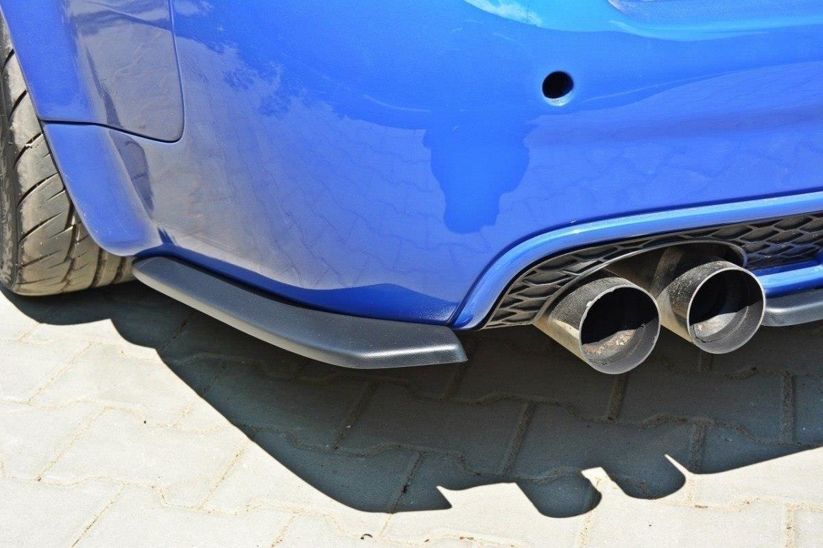 Heck Ansatz Flaps Diffusor für AUDI RS6 C5 AVANT schwarz matt