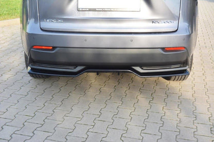 Mittlerer Diffusor Heck Ansatz für Lexus NX Mk1 H DTM LOOK Carbon Look
