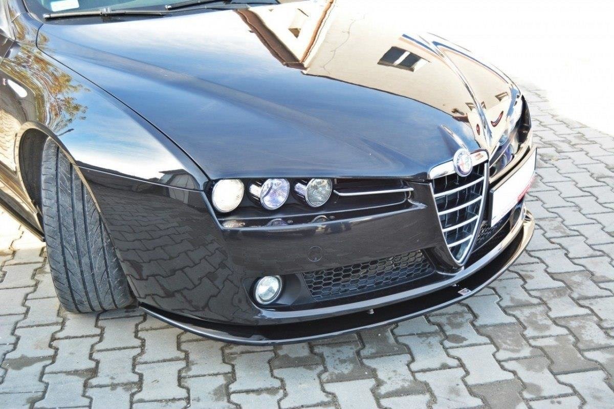 Front Ansatz für v.2 ALFA ROMEO 159 schwarz Hochglanz