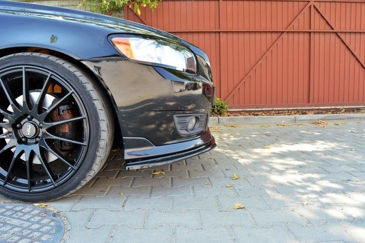 Front Ansatz für v.1 VOLVO V50F R-DESIGN schwarz matt