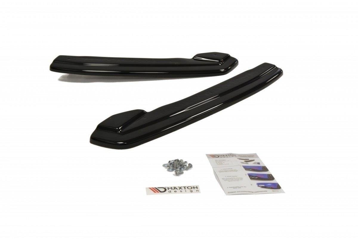 Heck Ansatz Flaps Diffusor für BMW 6er Gran Coupé M Paket Carbon Look