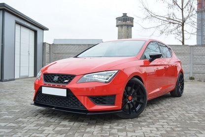 Front Ansatz für SEAT LEON III CUPRA / FR schwarz matt