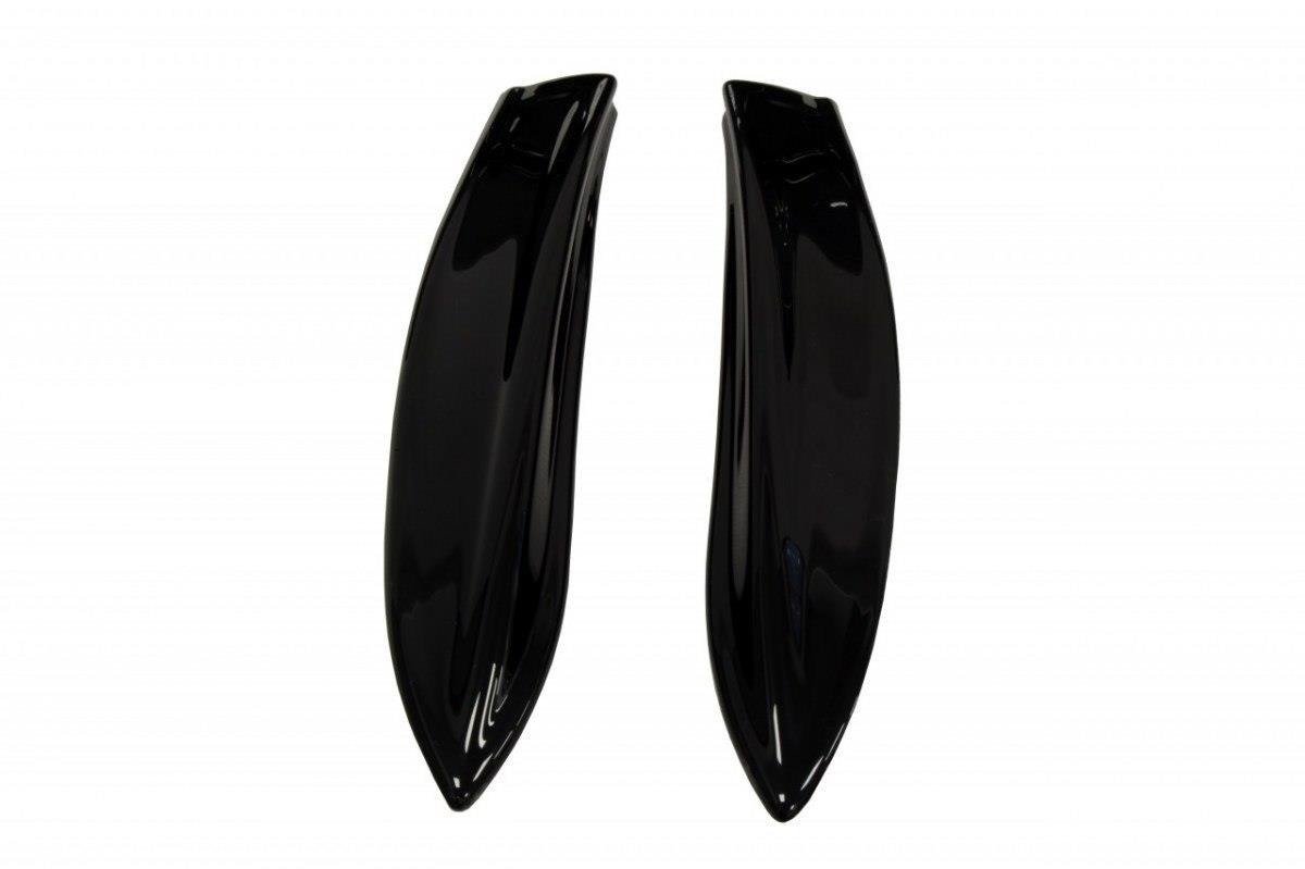 HECK SEITE Spoiler CAP für OPEL ASTRA H (FOR OPC / VXR) schwarz Hochglanz