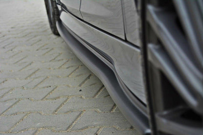 Seitenschweller Ansatz für Ford Focus RS Mk3 schwarz matt