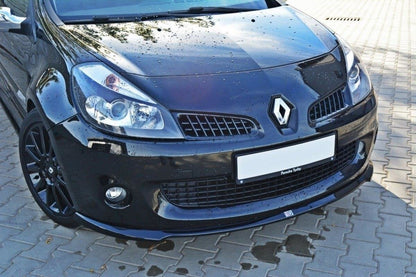 Front Ansatz für RENAULT CLIO III RS schwarz matt