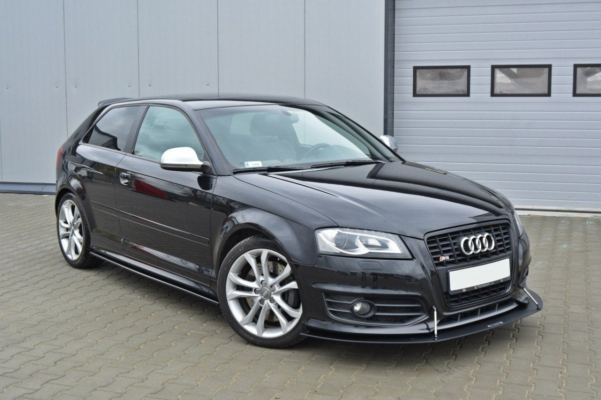 Seitenschweller Ansatz für Audi S3 8P / S3 8P FL / RS3 8P schwarz matt