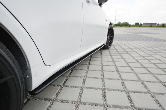 Seitenschweller Ansatz für Lexus IS Mk2 schwarz Hochglanz