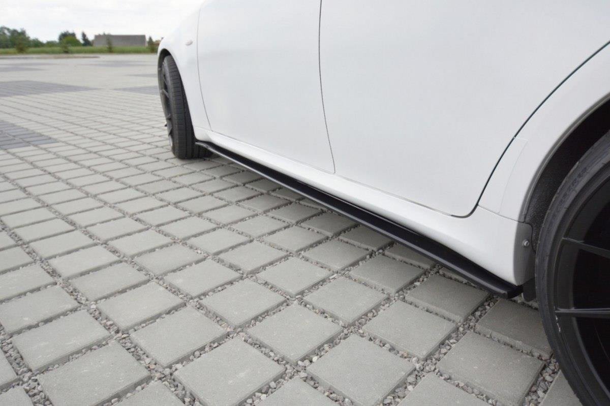 Seitenschweller Ansatz für Lexus IS Mk2 schwarz Hochglanz
