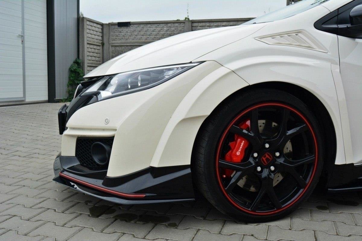 Front Ansatz für v.2 HONDA CIVIC IX TYPE R schwarz matt