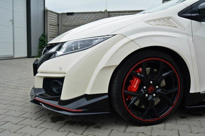 Front Ansatz für v.2 HONDA CIVIC IX TYPE R schwarz matt
