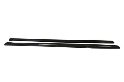 Seitenschweller Ansatz für Lexus CT Mk1 Facelift schwarz Hochglanz