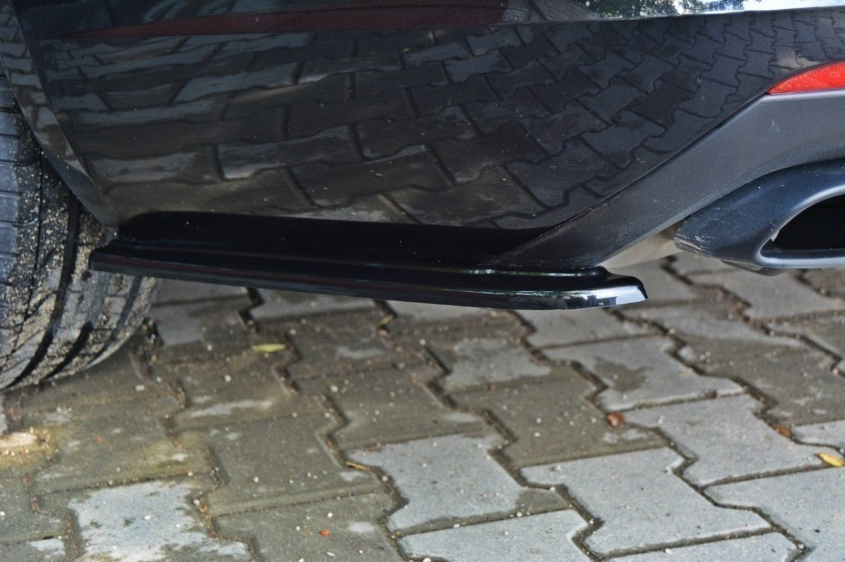 Heck Ansatz Flaps Diffusor für SKODA OCTAVIA III RS FACELIFT Carbon Look