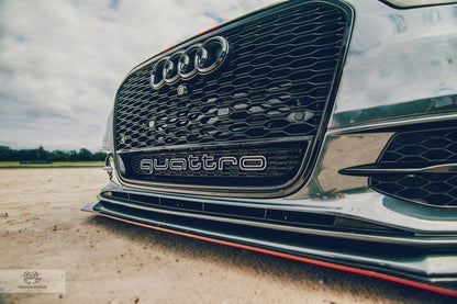 Racing Front Ansatz für AUDI A6 C7 S-LINE (2 SPLITTER = 1 SATZ)