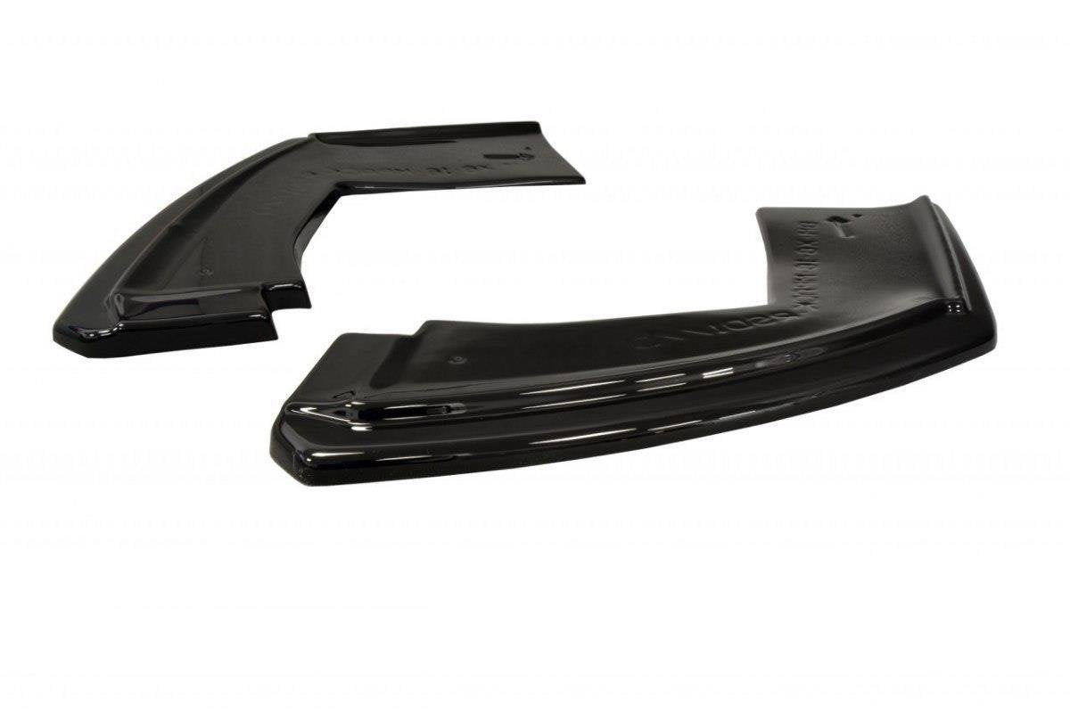 Heck Ansatz Flaps Diffusor für BMW X6 F16 M Paket schwarz Hochglanz