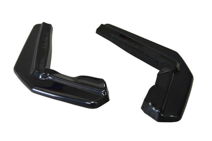 Heck Ansatz Flaps Diffusor für Lexus RX Mk4 T schwarz matt
