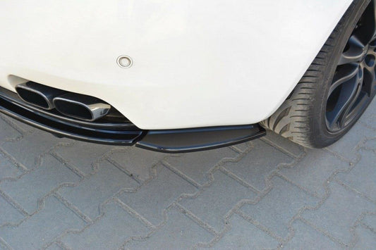 Heck Ansatz Flaps Diffusor für Alfa Romeo Brera Carbon Look