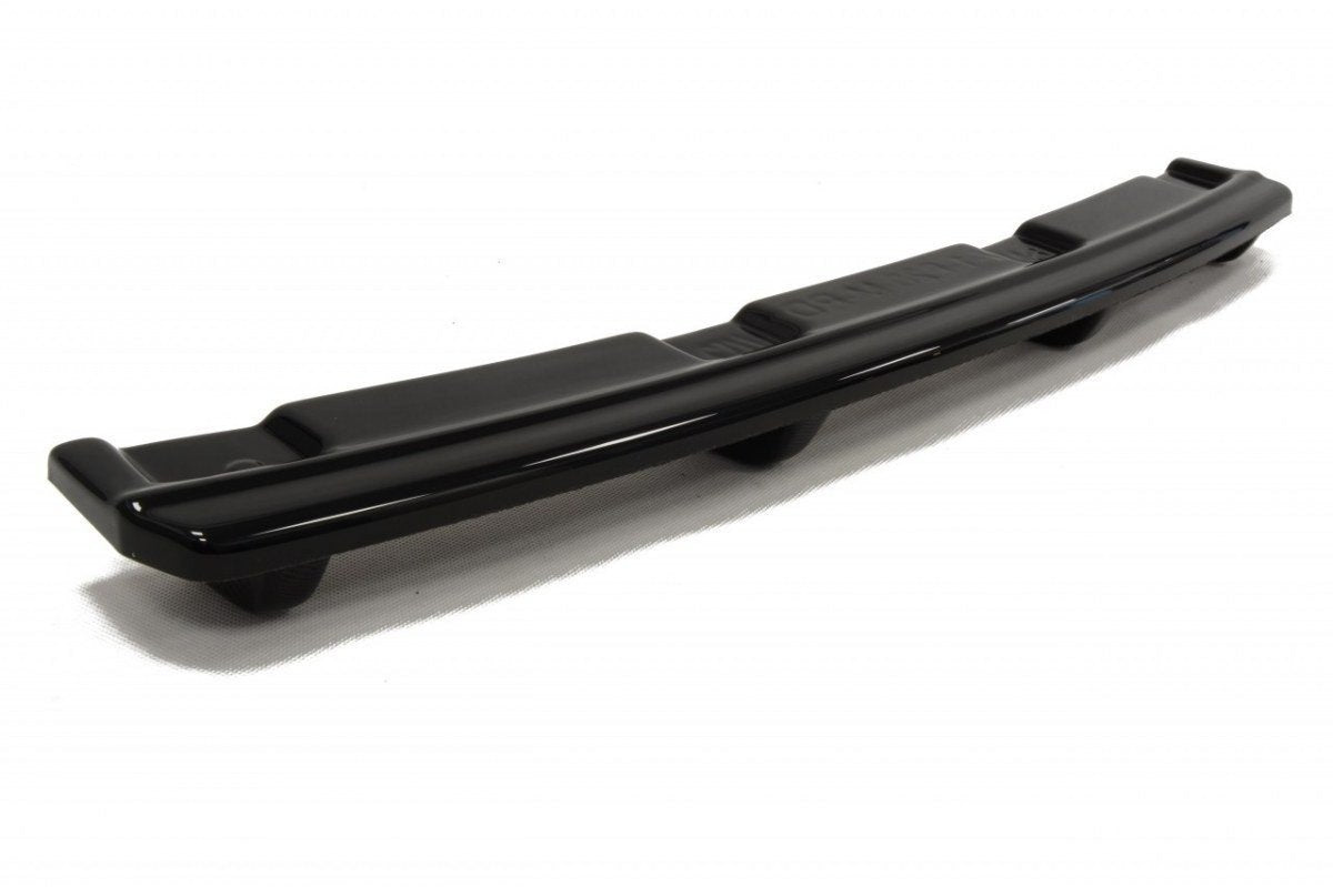 Mittlerer Diffusor Heck Ansatz für BMW 1er F20/F21 M-Power im DTM LOOK schwarz Hochglanz