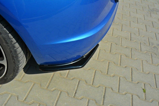 Heck Ansatz Flaps Diffusor für OPEL ASTRA J OPC / VXR schwarz matt