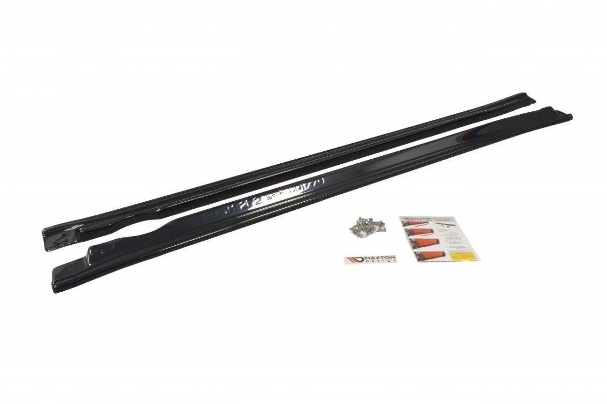 Seitenschweller Ansatz für Subaru Impreza II WRX schwarz matt