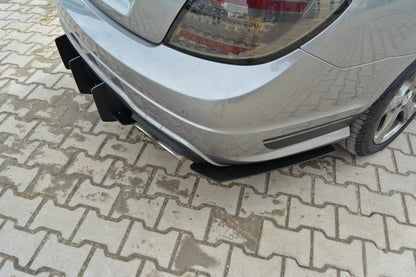 MERCEDES C W204 AMG-LINE Facelift Diffusor Heck Ansatz für Heckschürze für & Heck Ansatz Flaps Diffusor für