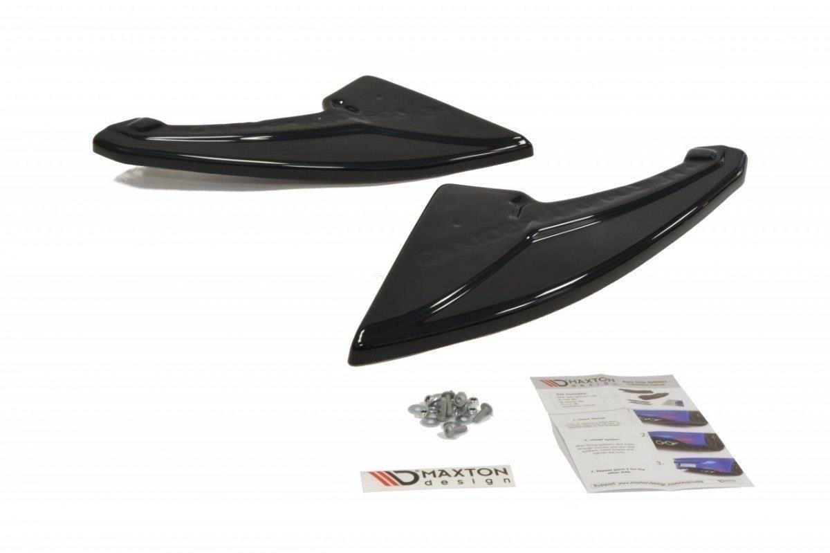Heck Ansatz Flaps Diffusor für PEUGEOT 308 II GTI schwarz matt