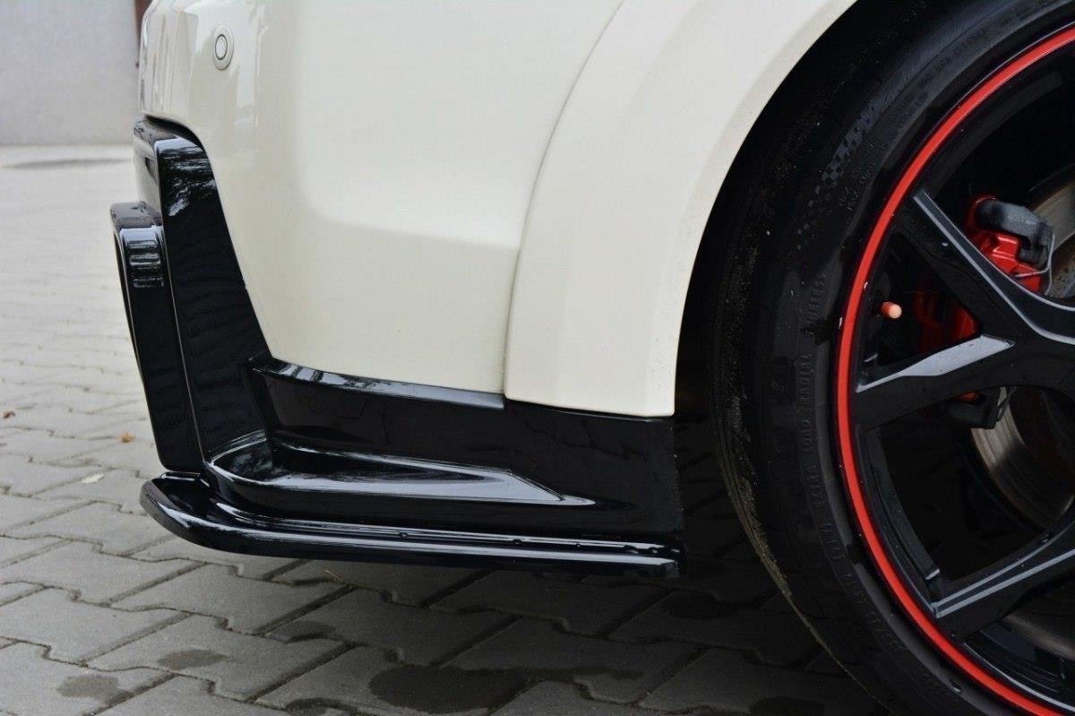 Heck Ansatz Flaps Diffusor für HONDA CIVIC IX TYPE R Carbon Look