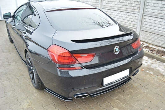 Mittlerer Diffusor Heck Ansatz für BMW 6er Gran Coupé M Paket DTM LOOK Carbon Look
