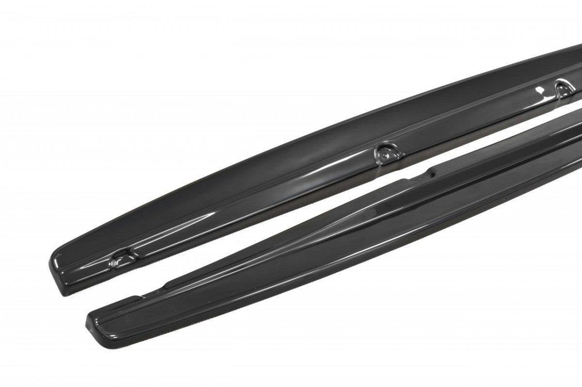 Seitenschweller Ansatz für Fiat Bravo MK 2 SPORT schwarz matt