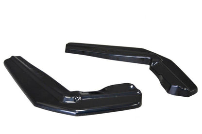 Heck Ansatz Flaps Diffusor für Lexus RX Mk4 T schwarz matt