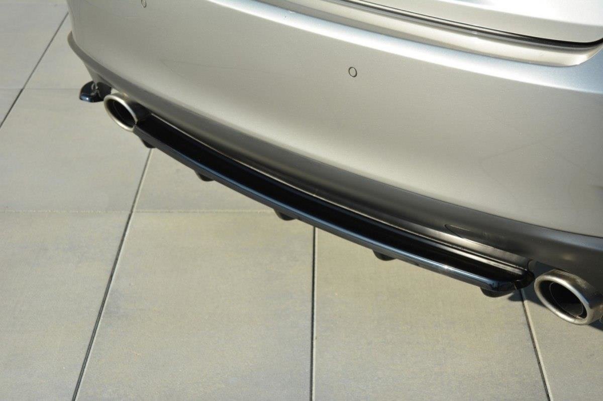 Mittlerer Diffusor Heck Ansatz für Lexus IS Mk3 T DTM LOOK schwarz Hochglanz