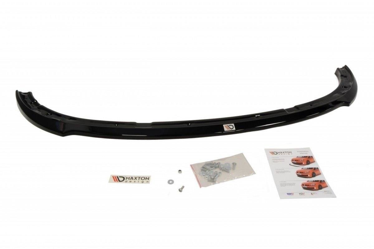 Front Ansatz für RENAULT CLIO III RS schwarz Hochglanz