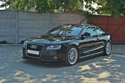 Front Ansatz für Audi S5 / A5 S-Line 8T schwarz Hochglanz