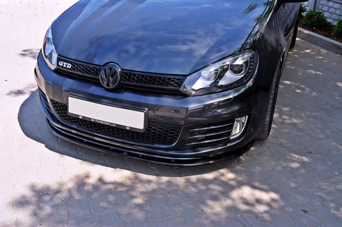 Front Ansatz für VER.2 VW GOLF 6 GTI Carbon Look