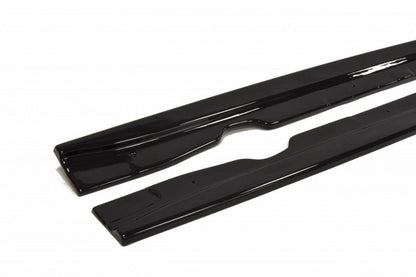 Seitenschweller Ansatz für BMW M3 E92 / E93 schwarz matt