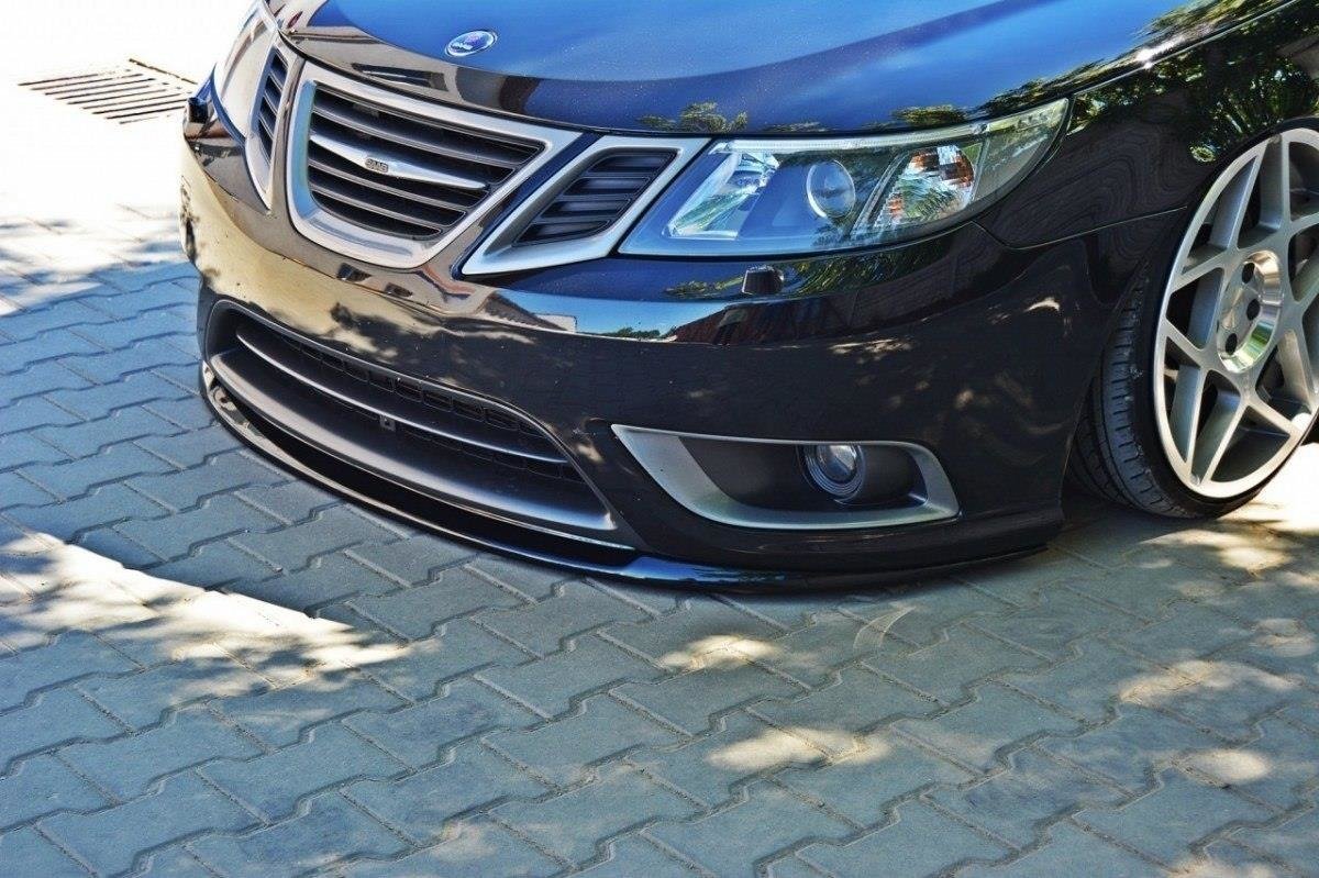 Front Ansatz für SAAB 9-3 TURBO X schwarz Hochglanz
