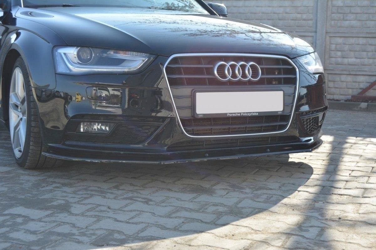 Front Diffuser V.1 Audi A4 B8 FL schwarz Hochglanz