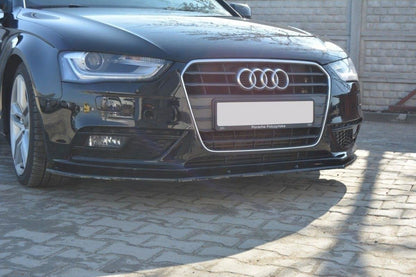 Front Diffuser V.1 Audi A4 B8 FL schwarz Hochglanz