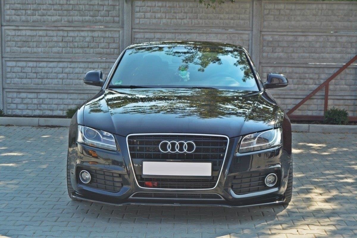 Front Ansatz für Audi S5 / A5 S-Line 8T schwarz matt