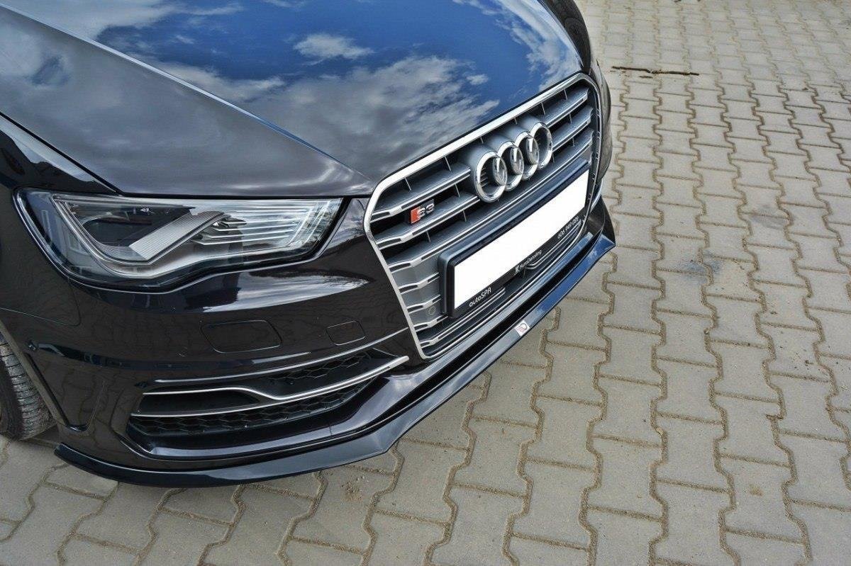 Front Ansatz für Audi S3 / A3 S-Line 8v Hatchback / Sportback schwarz matt