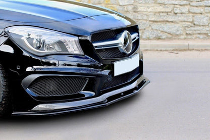 Front Ansatz für v.2 MERCEDES CLA 45 AMG C117 (vor Facelift) schwarz matt