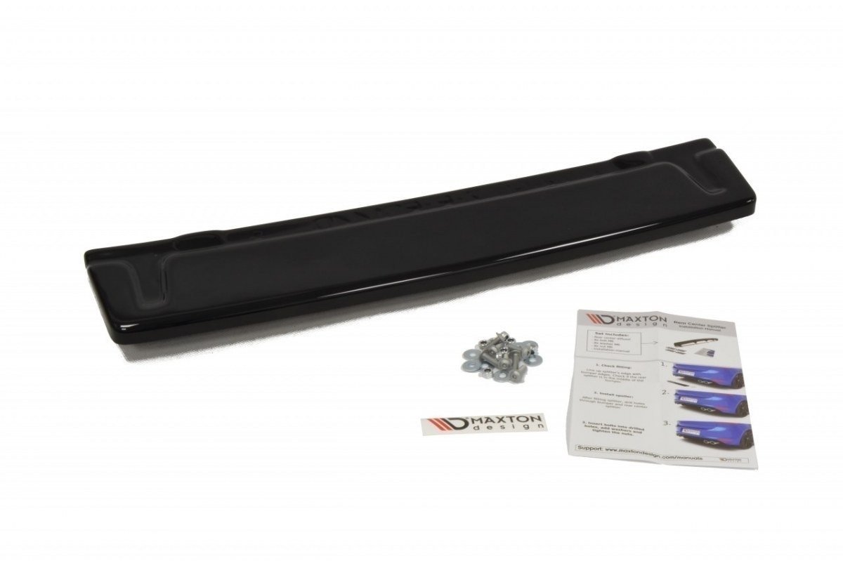 Mittlerer Diffusor Heck Ansatz für VW GOLF 7 R im DTM LOOK Carbon Look