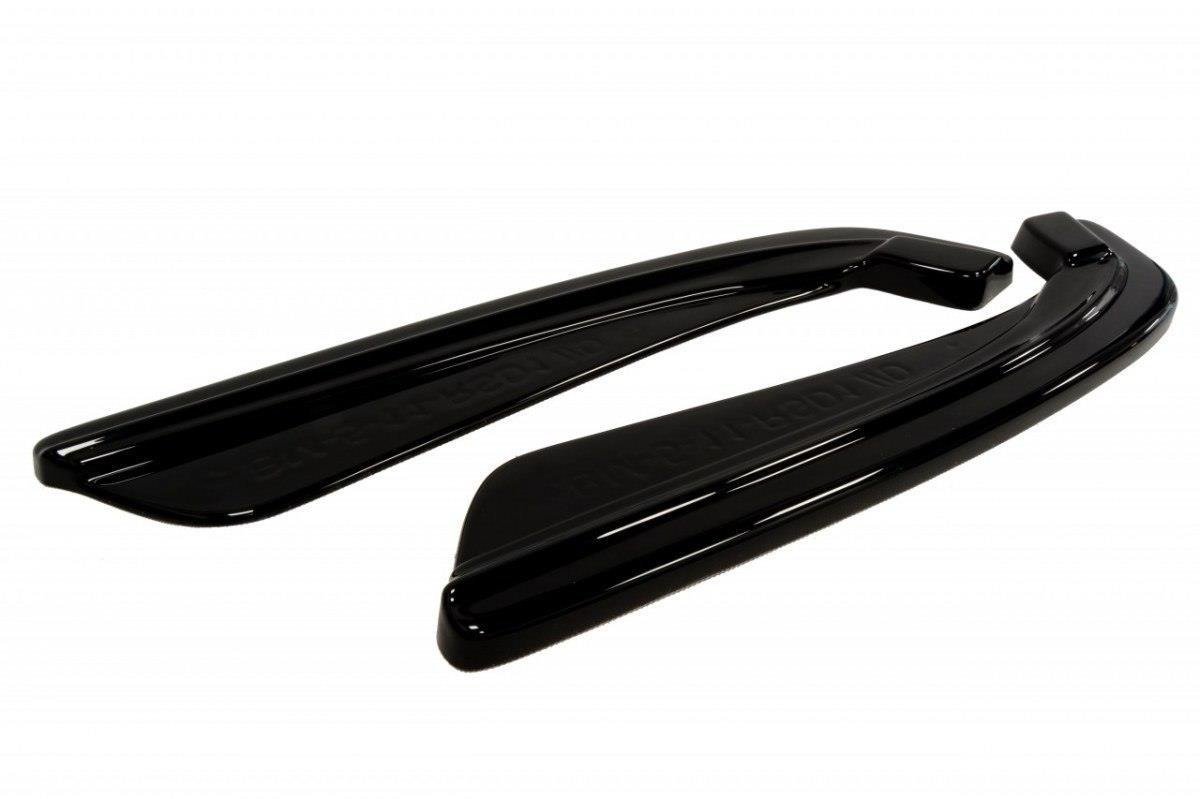 Heck Ansatz Flaps Diffusor für BMW 5er F11 M Paket (mit zwei Einzel Endstücken) schwarz matt