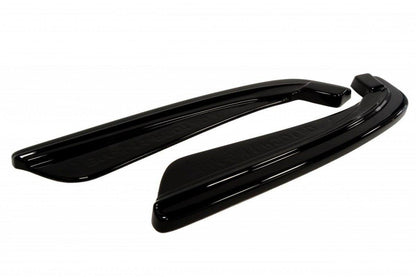 Heck Ansatz Flaps Diffusor für BMW 5er F11 M Paket (mit zwei Einzel Endstücken) schwarz matt