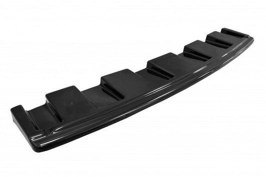 Mittlerer Diffusor Heck Ansatz für AUDI S6 C7 AVANT  schwarz matt