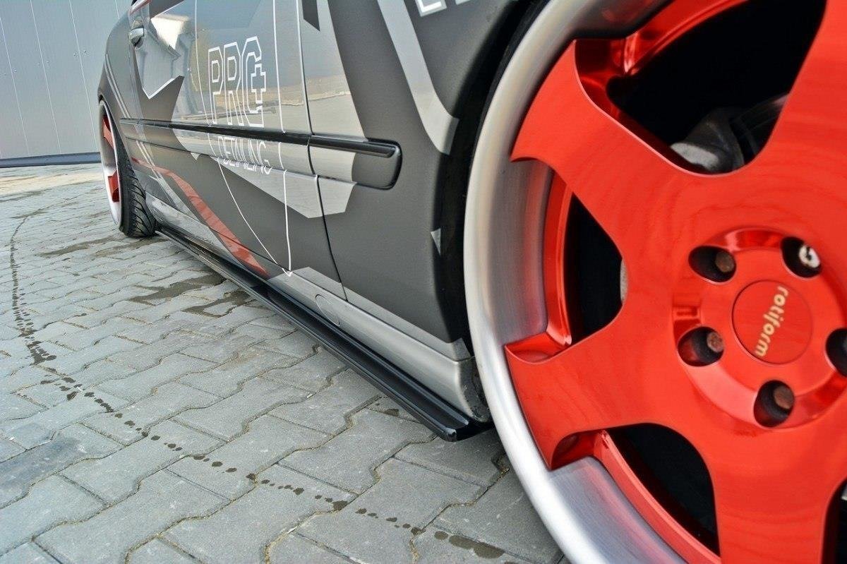 Seitenschweller Ansatz für MERCEDES CL-KLASSE C215 Carbon Look