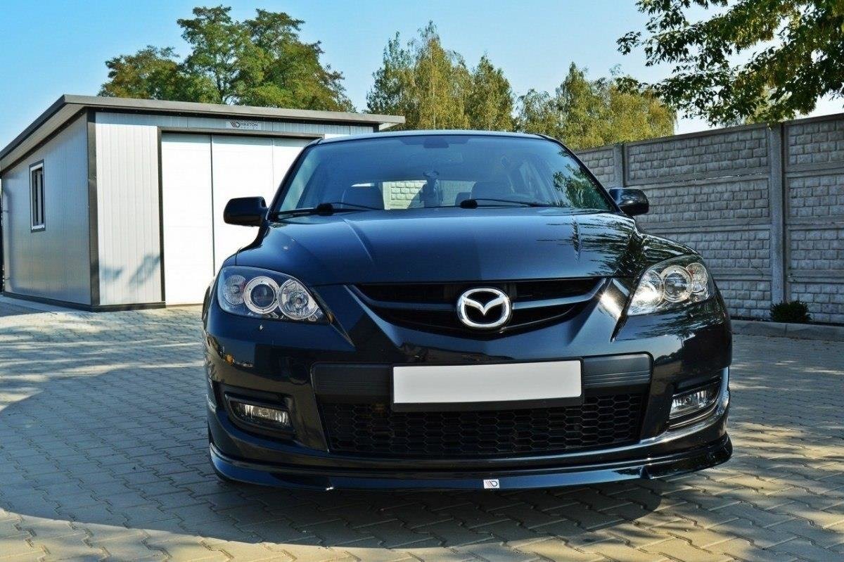 Front Ansatz für MAZDA 3 MPS MK1 (vor Facelift) schwarz matt