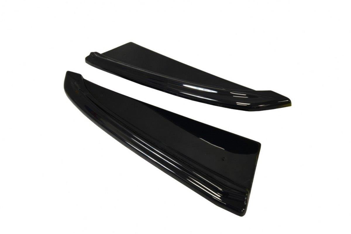 Heck Ansatz Flaps Diffusor für Audi A8 D4 schwarz matt